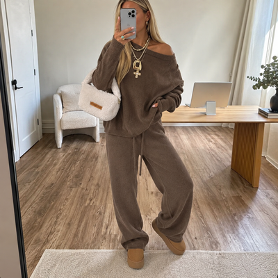 Women's Casual Knit Sweater Set
